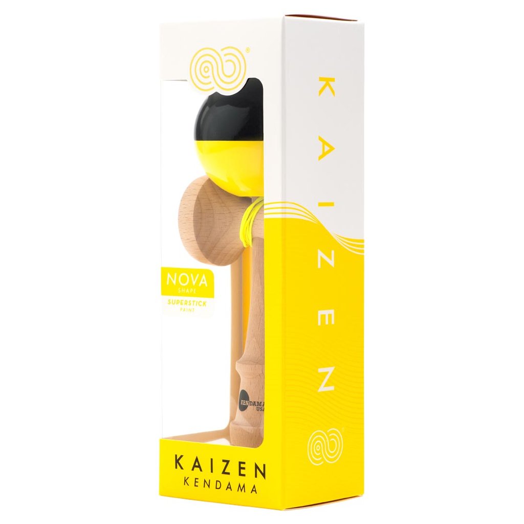Kaizen Half Split - Nova Shape - Yellow & Black
